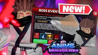 How to beat Sukuna Boss Rush in Anime Vanguards [upl. by Ylsel]