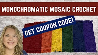 Monochromatic Mosaic Crochet [upl. by Ario]