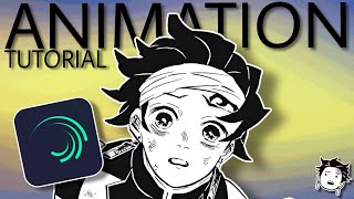 Manga animation tutorial  Alight Motion [upl. by Huda57]