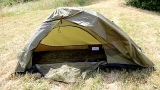 MilTec POP UP Double Skin One Person Tent 1080p [upl. by Hal]