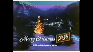 Schlitz Merry Christmas Commercial 1979 [upl. by Ahsienek]