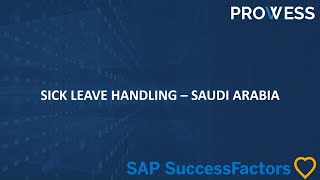 SuccessFactors Custom MDF focusing on handling Sick Leave [upl. by Sluiter]