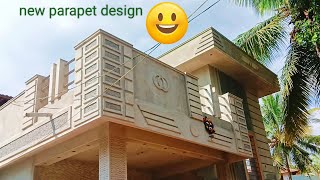 new parapet design plaster work [upl. by Balthasar451]