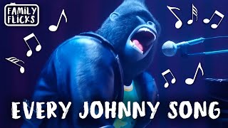 Every Johnny Song Taron Egerton  Sing 2016 and Sing 2 2021  Family Flicks [upl. by Ahasuerus]