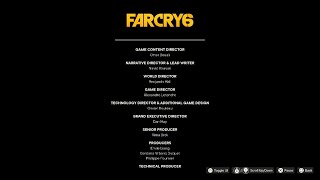 Far Cry 6 Full Credits [upl. by Hallvard829]