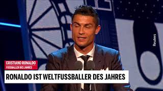 Ronaldo ist Weltfußballer des Jahres [upl. by Don]