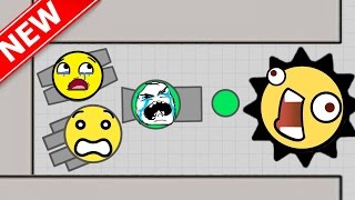 DIEPIO  NEW EPIC TANK amp CRAZY MAZE GAMEPLAY slitherio  splixio  diepio type game [upl. by Hsirrap709]