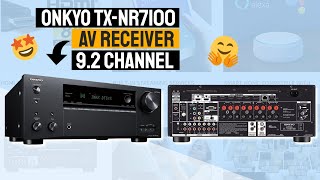 92 Channel  Onkyo TXNR7100 AV Receiver Reviews In 2022 [upl. by Kaylyn]