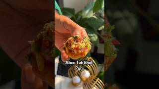 Aloo Tuk Bhel Puri shorts diwali [upl. by Arbmat]