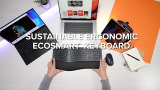 Targus Sustainable Ergonomic EcoSmart™ Keyboard AKB871US [upl. by Eniagrom]