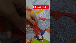 Foam sheet birthday 🎊🎉 banner making artyoutube shorts [upl. by Farleigh155]