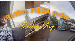 Pizza oven  Buying Pizza oven  stone base pizza oven  daily vlog [upl. by Maddox]