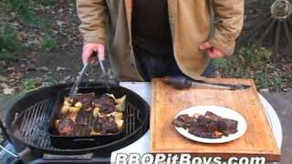 How to grill Beef Short Ribs  Recipe [upl. by Aniz]