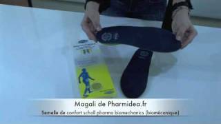 Semelle de confort scholl pharma biomechanics biomécanique  Pharmideafr parapharmacie en ligne [upl. by Enttirb]