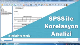 Korelasyon Analizi SPSS Hipotez testi  İşinize yarayacak ipuçları [upl. by Aiuoqes]