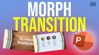 Morph Slide Transition  PowerPoint Tutorial [upl. by Sitrik]