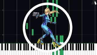 Crashed Frigate  Metroid Prime  Easy Piano Tutorial [upl. by Ysac806]