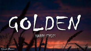 Harry Styles  Golden Lyrics [upl. by Anse989]