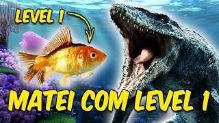 MATEI O MOSSASAURO COM PEIXE LEVEL 1  Feed and Grow Fish [upl. by Reeve]