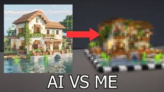 Minecraft  AI Generated Houses Are Horrible So I Actually Built Them In Game [upl. by Jacobine]