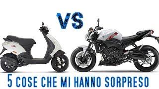 Da scooter a moto 5 cose che mi hanno sorpreso SUB ENG [upl. by Woodhouse403]