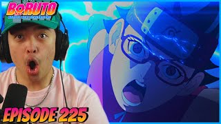 SARADA VS CHOCHO  Boruto Episode 225 Reaction [upl. by Donata]