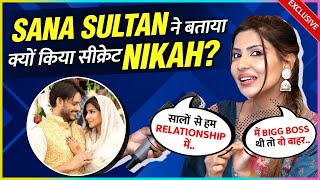 Sana Sultan First Emotional Interview On Her Secret Nikah At Makkah Reveals About Reception [upl. by Reedy346]