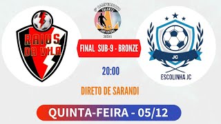 RAIOS DA VILA X ESCOLINHA JC  FINAL SUB9  TALENTS CUP [upl. by Ennaharas347]