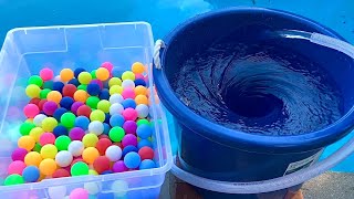 BIG WHIRLPOOL vs 500 Ping Pong Balls [upl. by Thad]