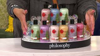 philosophy once upon a holiday 9piece 8oz shower gel collection on QVC [upl. by Aimej76]