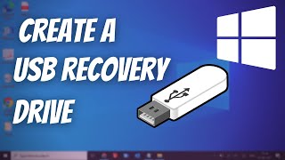 How To Create Windows 10 Recovery USB With Your Personal Files Bootable [upl. by Arreip]