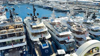 The Spectacular 2023 Monaco Yacht Show Bilionaire’s Luxurious Lifestyle billionaire luxury [upl. by Atilef]