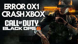 Call of Duty Black Ops 6  ERROR 0x1 Crash  Xbox APP PC 🔥🎮 [upl. by Ylrebnik]