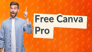 How to get Canva Pro free [upl. by Assirt]