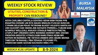 Weekly KLSE BURSA Review  892024 💥UTILITIES CONSTRUCTION amp PROPERTY CAN REBOUND💥 YTL YTLPOWR [upl. by Engen]