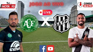 AO VIVO COM IMAGENS CHAPECOENSE X PONTE PRETA [upl. by Ramalahs]