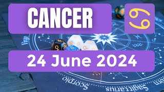 Cancer horoscope  Cancer Horoscope for Today 24 June 2024 [upl. by Anahahs]