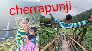 cherrapunji top tourist places  cherrapunji in Rain  cherrapunji one day trip [upl. by Anyk]