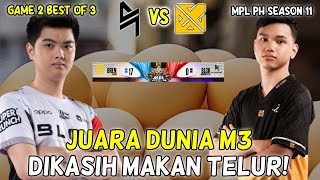 JUARA DUNIA M3 DIKASIH TELOR  BLACKLIST INTL vs BREN  MPL PH Game 2  KBreakdown [upl. by Noell]