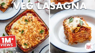 Veg Lasagna Recipe  Valentines Day Special  Chef Sanjyot Keer LoveMadeEdible MorphyRichards [upl. by Ro]