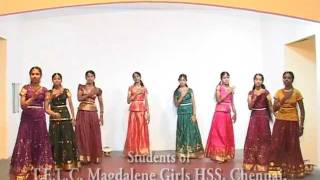 Bethelayil Piranthavarai Tamil  Indian Christian Folk Dancemov [upl. by Isaacson]