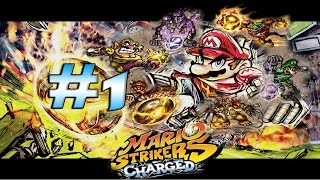 Lets Play Mario Strikers Charged  Parte 1 Empezando la Copa Fuego [upl. by Notanhoj]