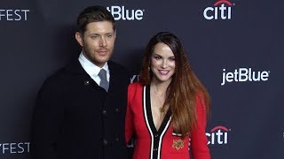 Jensen Ackles and Danneel Ackles at Supernatural Red carpet Presentation [upl. by Sicard532]