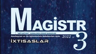 Magistr 3 jurnalı2022 [upl. by Andree285]