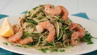 MACADAMIA PESTO WITH PRAWNS RECIPE [upl. by Nipha227]