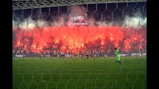 Cracovia Kraków  Wisła Kraków 13122017 pełna relacja z trybun [upl. by Novi]