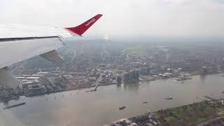 Powerful Helvetic Airways Embraer 190 TakeOff at London City Airport [upl. by Vachil776]