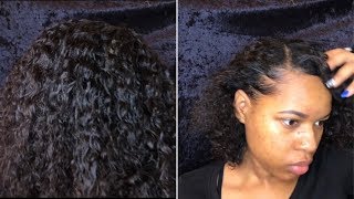 Twist out Relaxed Hair Tutorial [upl. by Adriane]