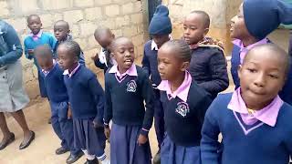 Grade 3 with a topical song Tushangilie Kenyaenjoy [upl. by Nawat]