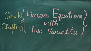 Linear Equations with two Variables Concept 3 Cases math mathmatics linearequations class10th [upl. by Leumas]